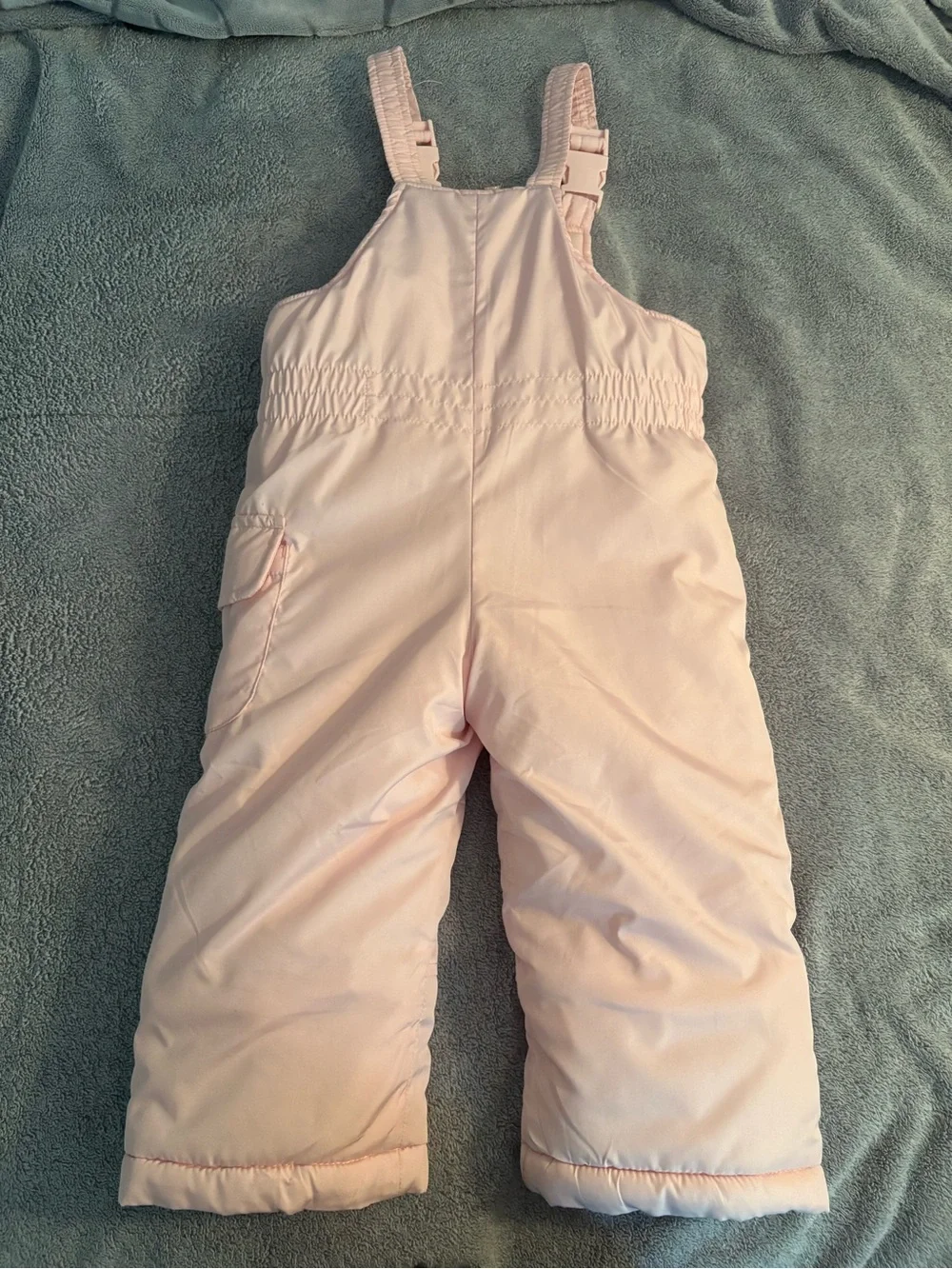 Carters Toddler Girls Snow Bib Overalls 2T Blush Winter